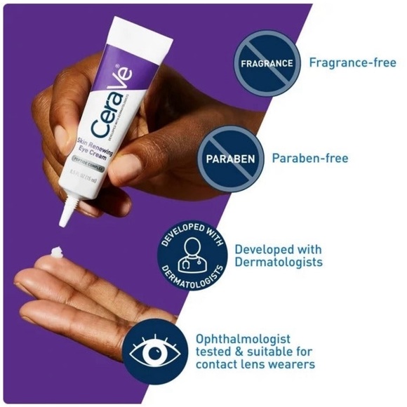 Cerave Anti-Aging Eye Cream for Wrinkles with Caffeine and Hyaluronic Acid - Picture 2 of 3